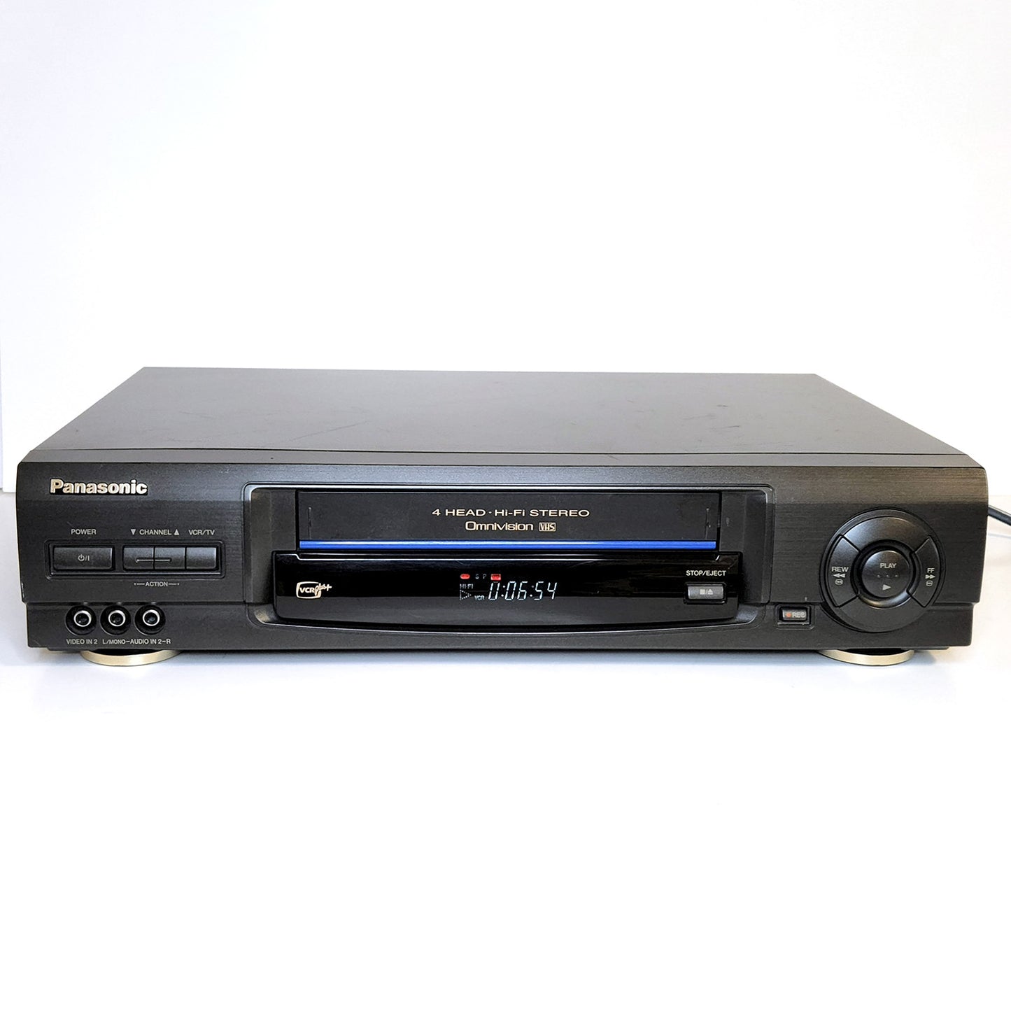 Panasonic PV-V4600 Omnivision VCR, 4-Head Hi-Fi Stereo - Front