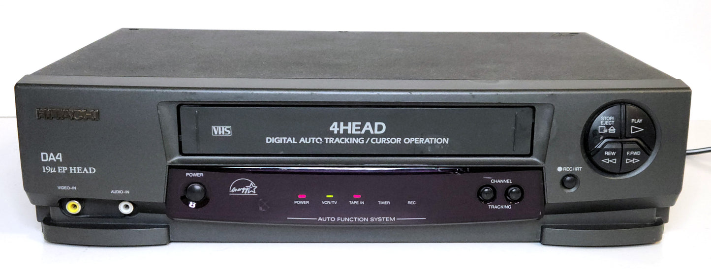 Hitachi VT-MX4410A VCR, 4-Head Mono - Front