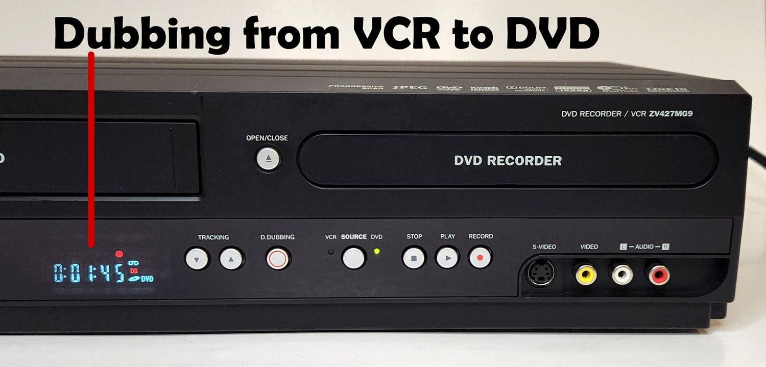 Magnavox DVR225MG9 outlet VCR for VHS/DVD