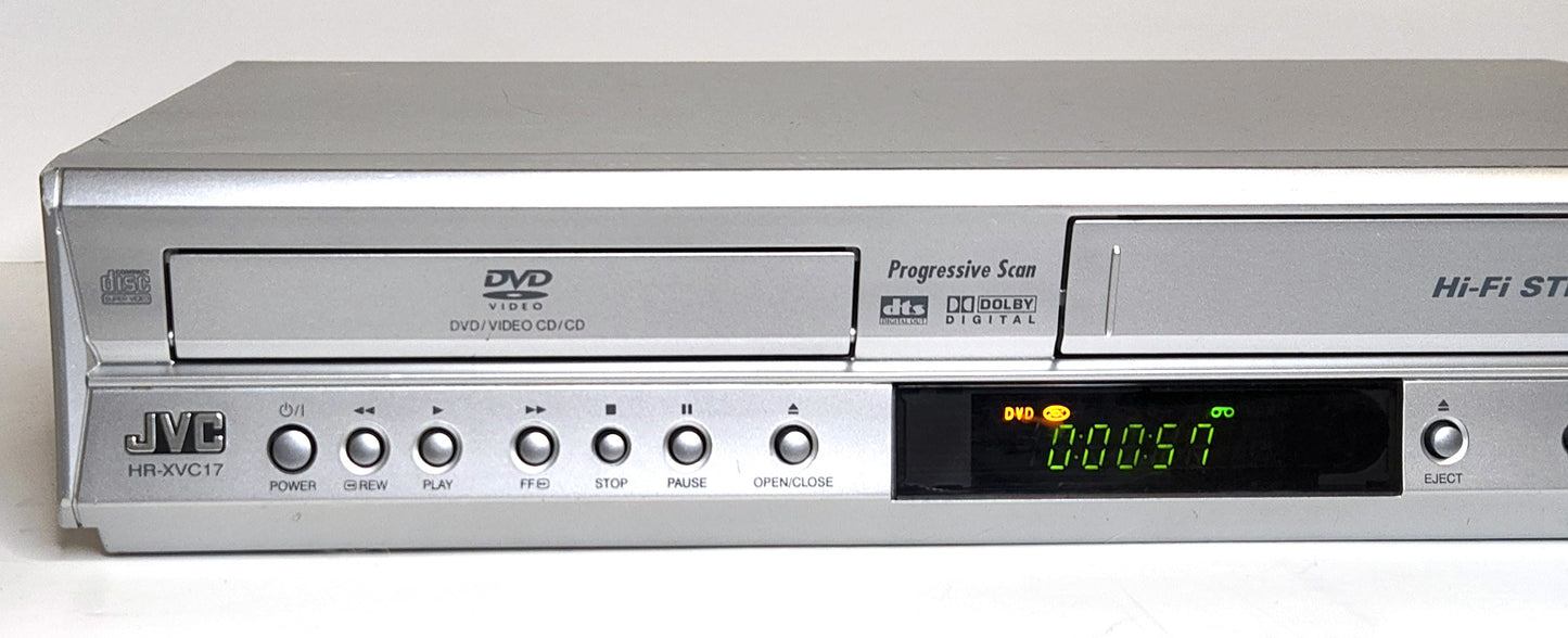 JVC HR-XVC17SU VCR/DVD Player Combo - Left