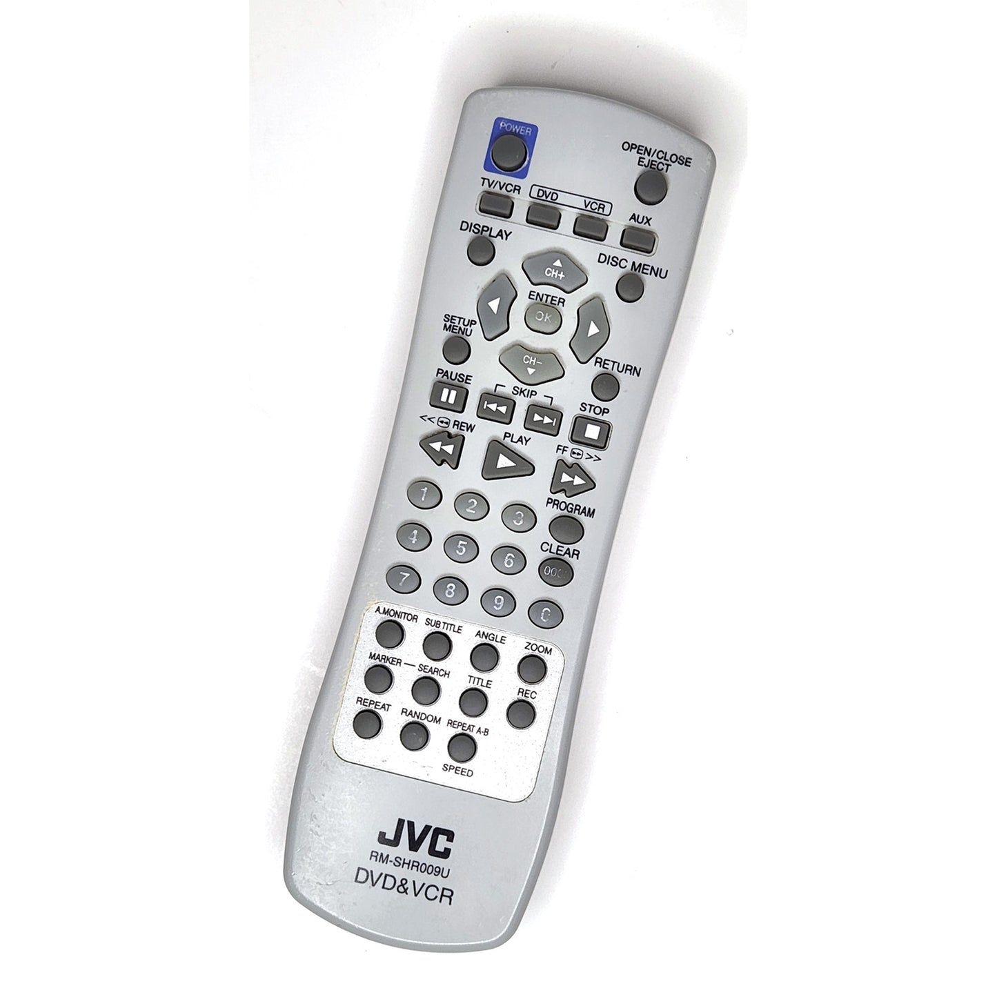 JVC HR-XVC17SU VCR/DVD Player Combo - Remote Control