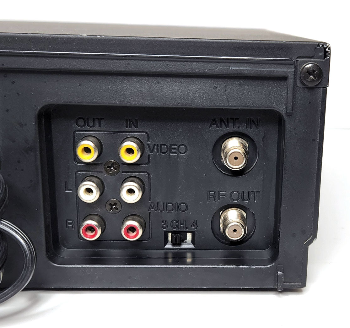 Daewoo DV-K786N VCR, 4-Head Hi-Fi Stereo - Connections