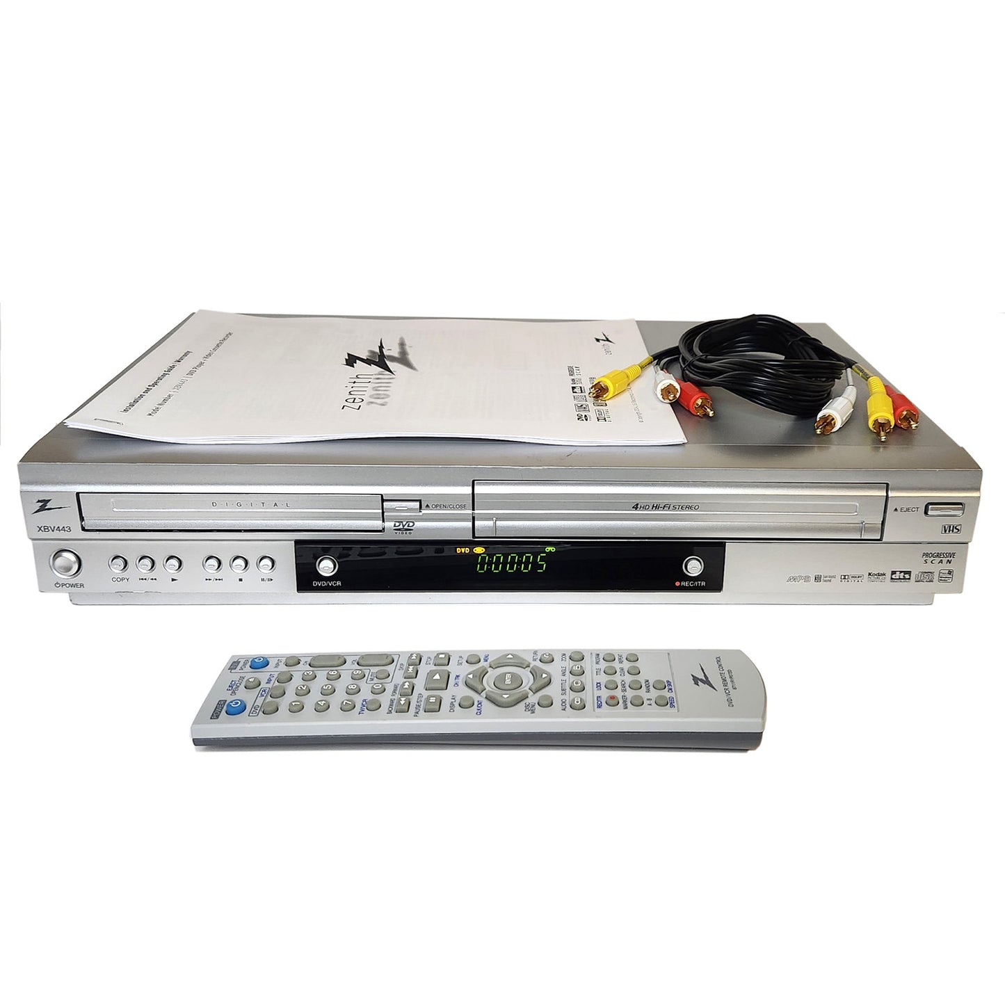 Zenith XBV443 VCR/DVD Player Combo