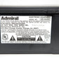 Admiral JSJ20452 VCR, 4-Head Hi-Fi Stereo - Label
