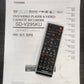 Toshiba SD-V295KU VCR/DVD Player Combo - Manual and Remote Control
