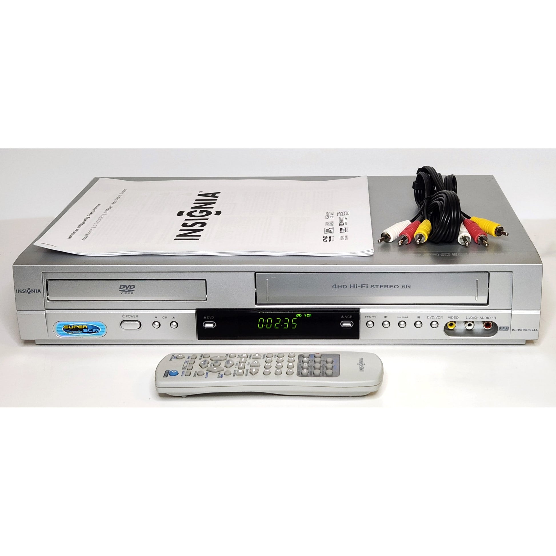 Insignia IS-DVD040924A VCR/DVD Player Combo