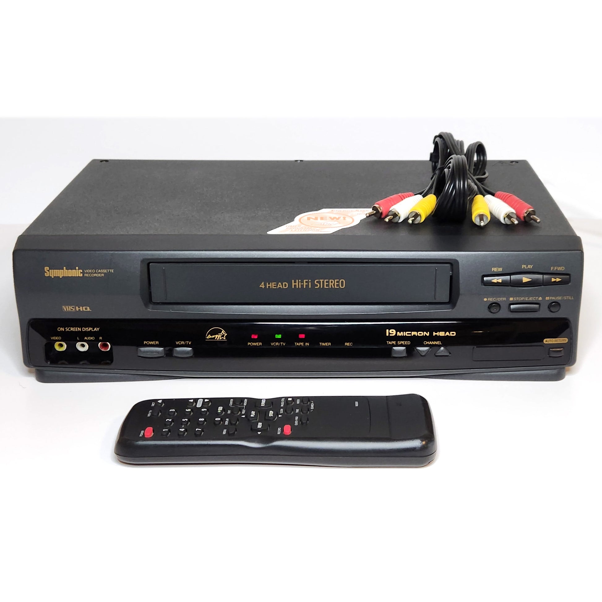 Symphonic VR-69WF VCR, 4-Head Hi-Fi Stereo
