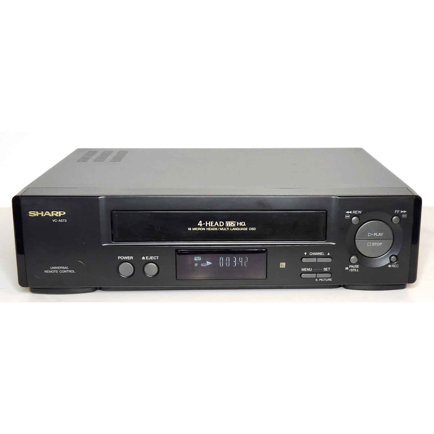 Sharp VC-A573U VCR, 4-Head Mono