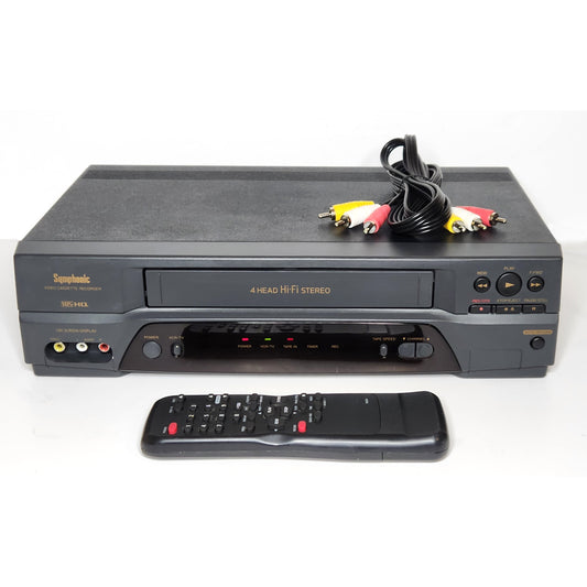 Symphonic SL2860 VCR, 4-Head Hi-Fi Stereo