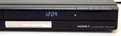 Sony RDR-GX257 DVD Recorder with HDMI