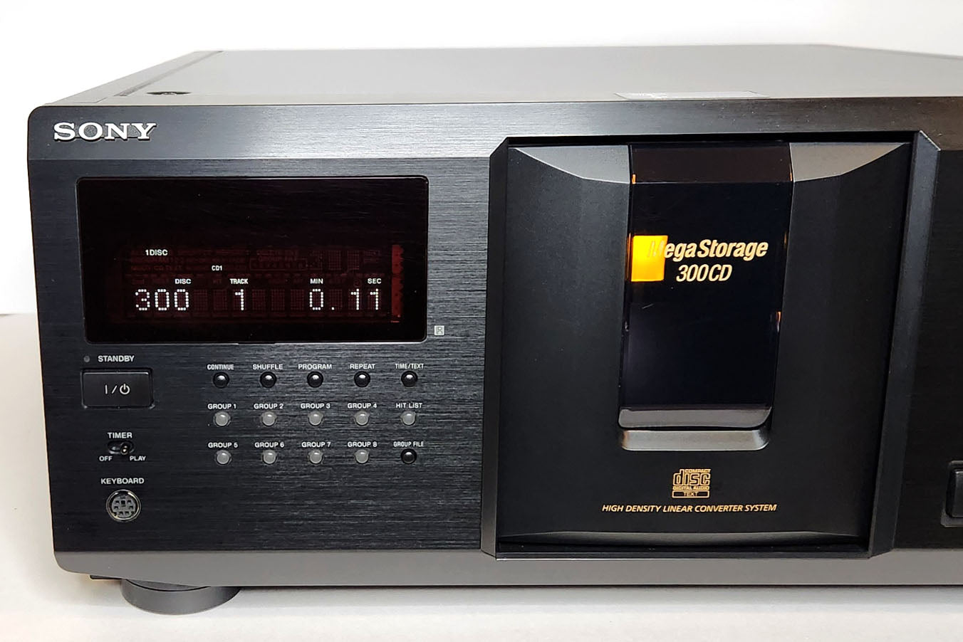 Sony CDP-CX300 MegaStorage 300 CD Changer Player – VCR-DVD.com