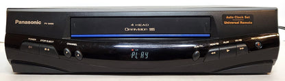 Panasonic PV-8400 Omnivision VCR, 4-Head Mono - Front