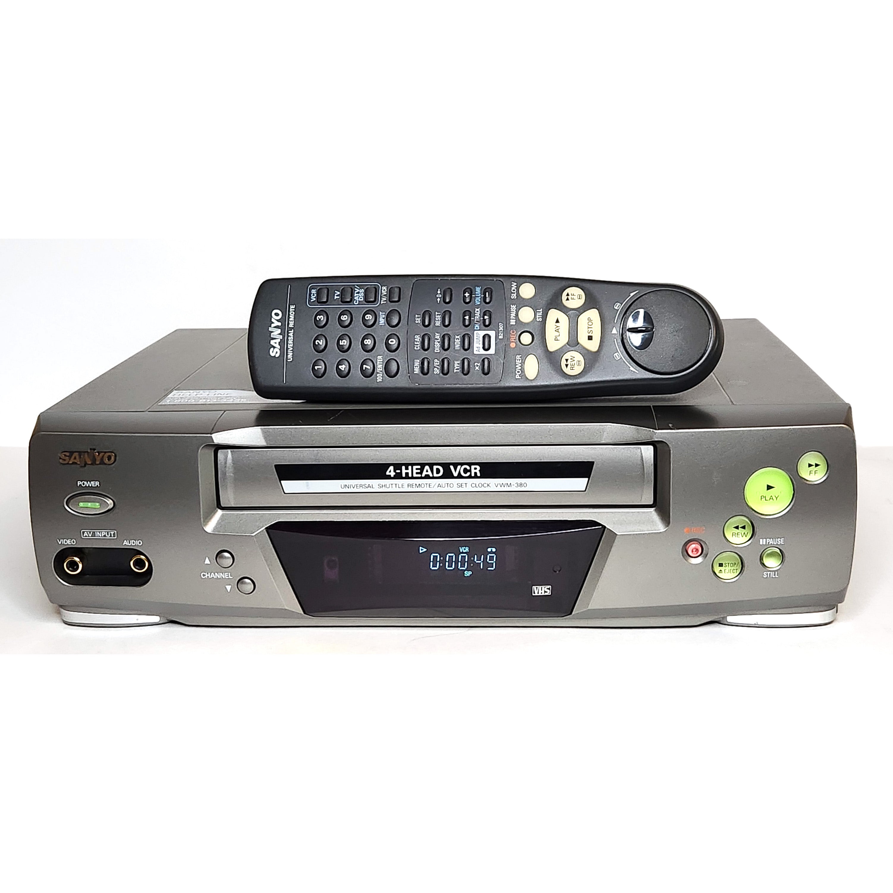 Sanyo retailer VCR DVD player/recorder with original remote