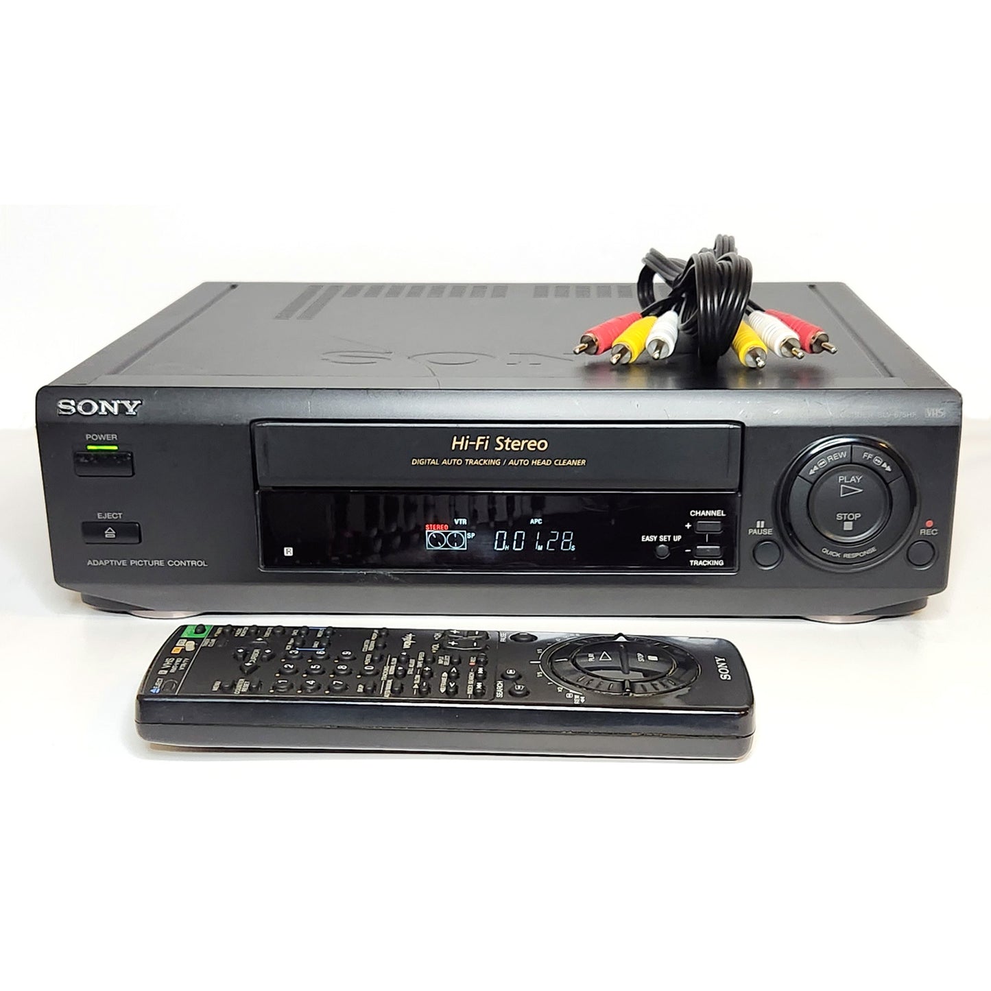 Sony SLV-675HF VCR, 4-Head Hi-Fi Stereo