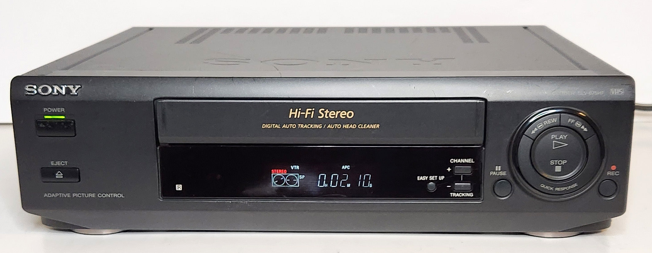 Sony SLV-675HF VCR online VHS Cassette Recorder Hi-Fi Stereo 4 Head W/ Remote Tested