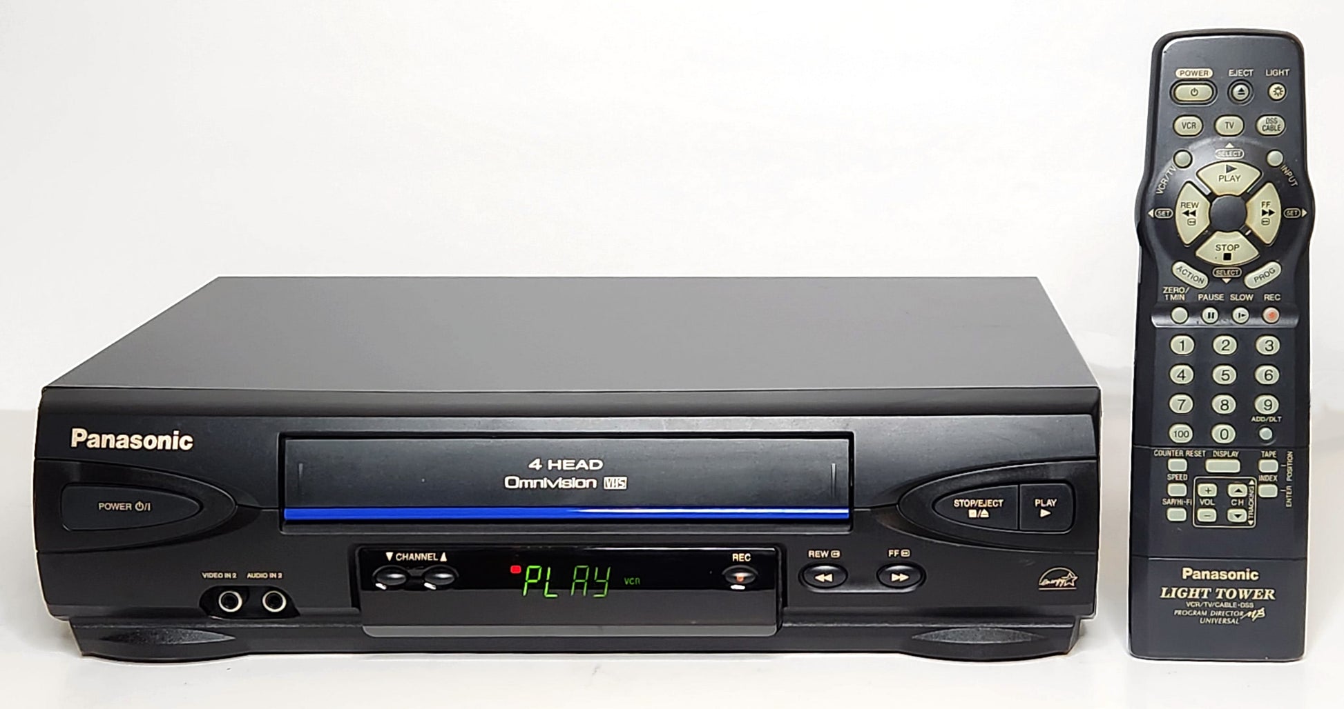 Panasonic PV-V4022 Omnivision VCR, 4-Head Mono