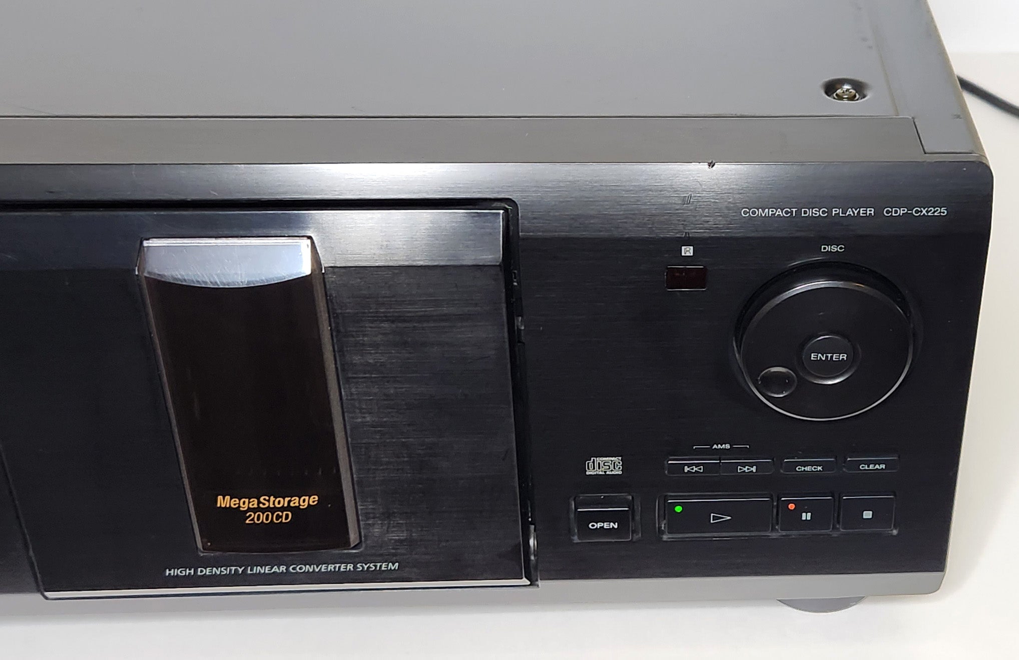 Sony MegaStorage 200-Disc CD Player Changer cheapest CDP-CX225 Tested Working