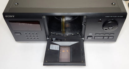 Sony CDP-CX225 MegaStorage 200 CD Changer - Door Open