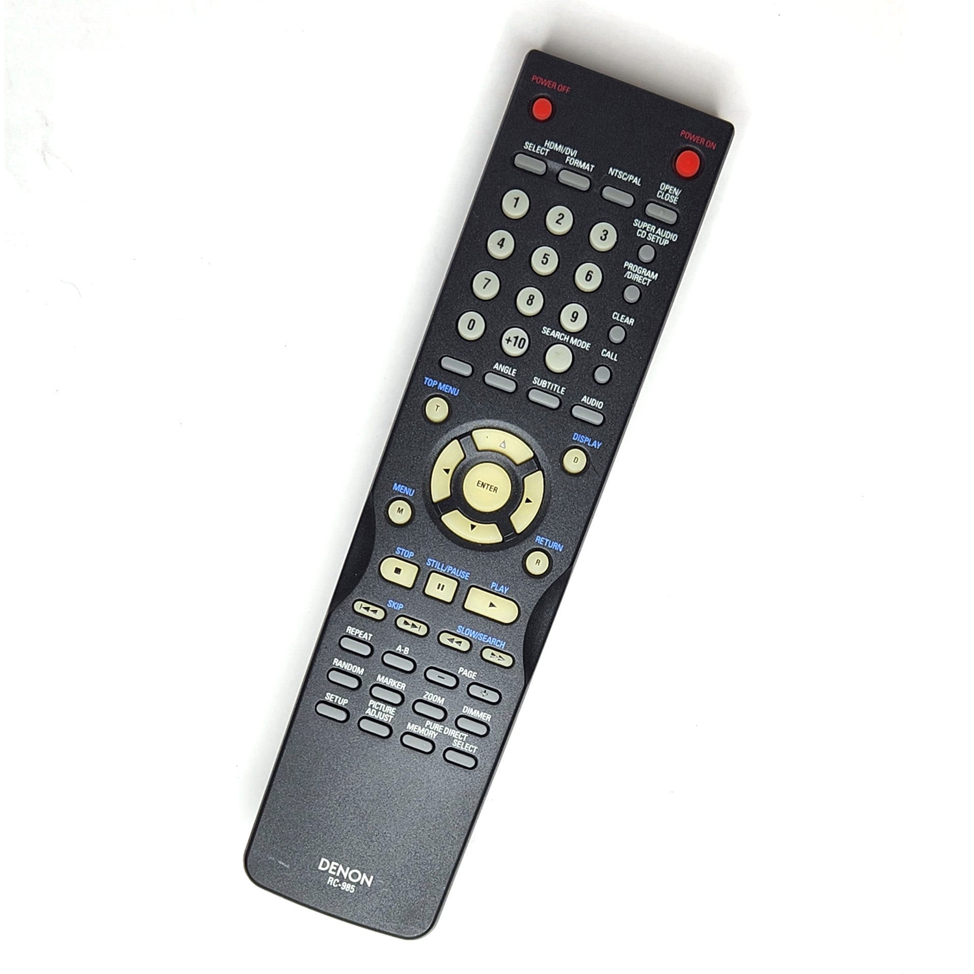 Denon RC-985 Remote Control for DVD Players – VCR-DVD.com
