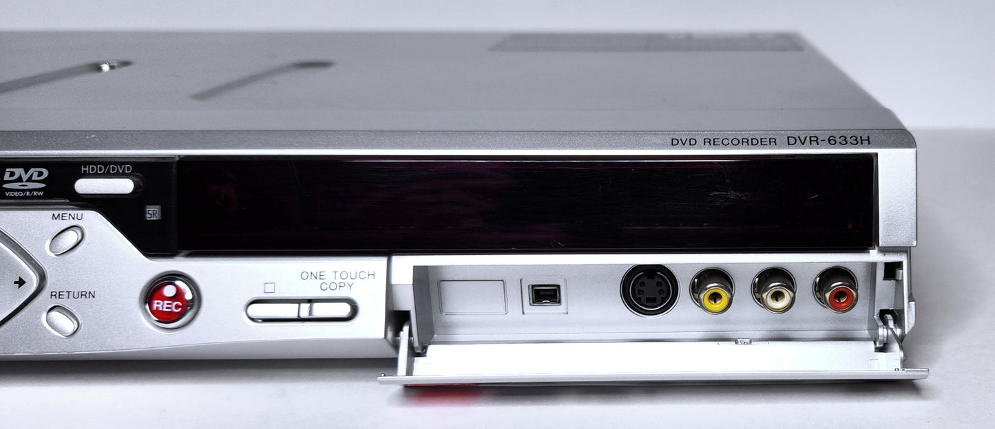 Pioneer DVR-633H-S DVD/HDD Hard Disk Recorder - Right