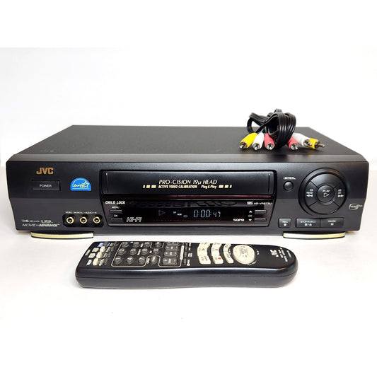 JVC HR-VP673U VCR, 4-Head Hi-Fi Stereo