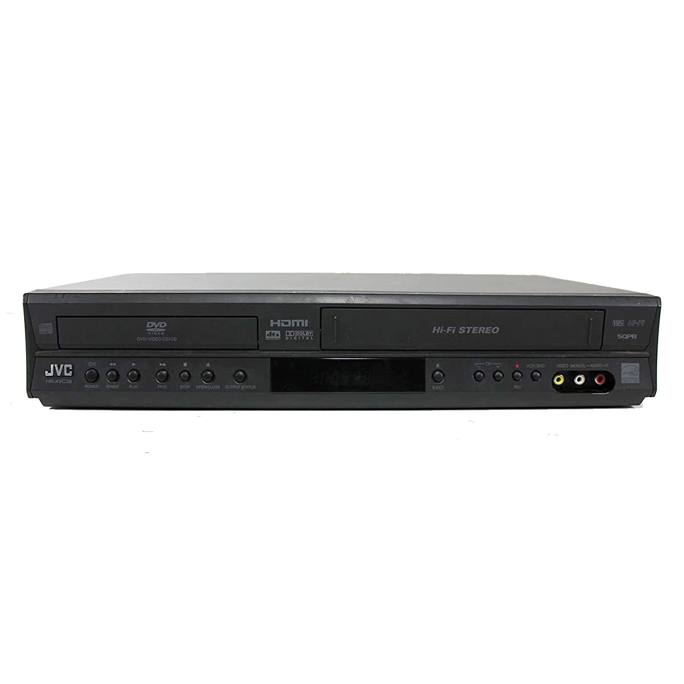 JVC HR-XVC38BU VCR/DVD Player Combo with HDMI