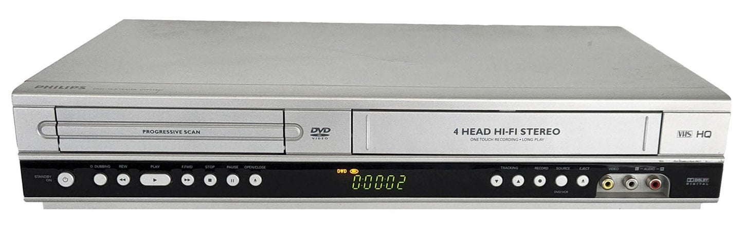 Philips DVP3340V VCR/DVD Player Combo - Front