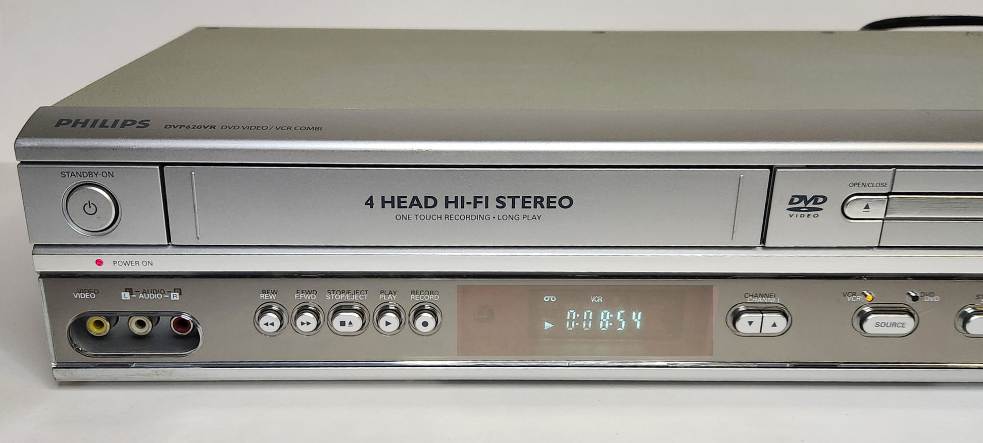 Philips DVP620VR VCR/DVD Player Combo - Left