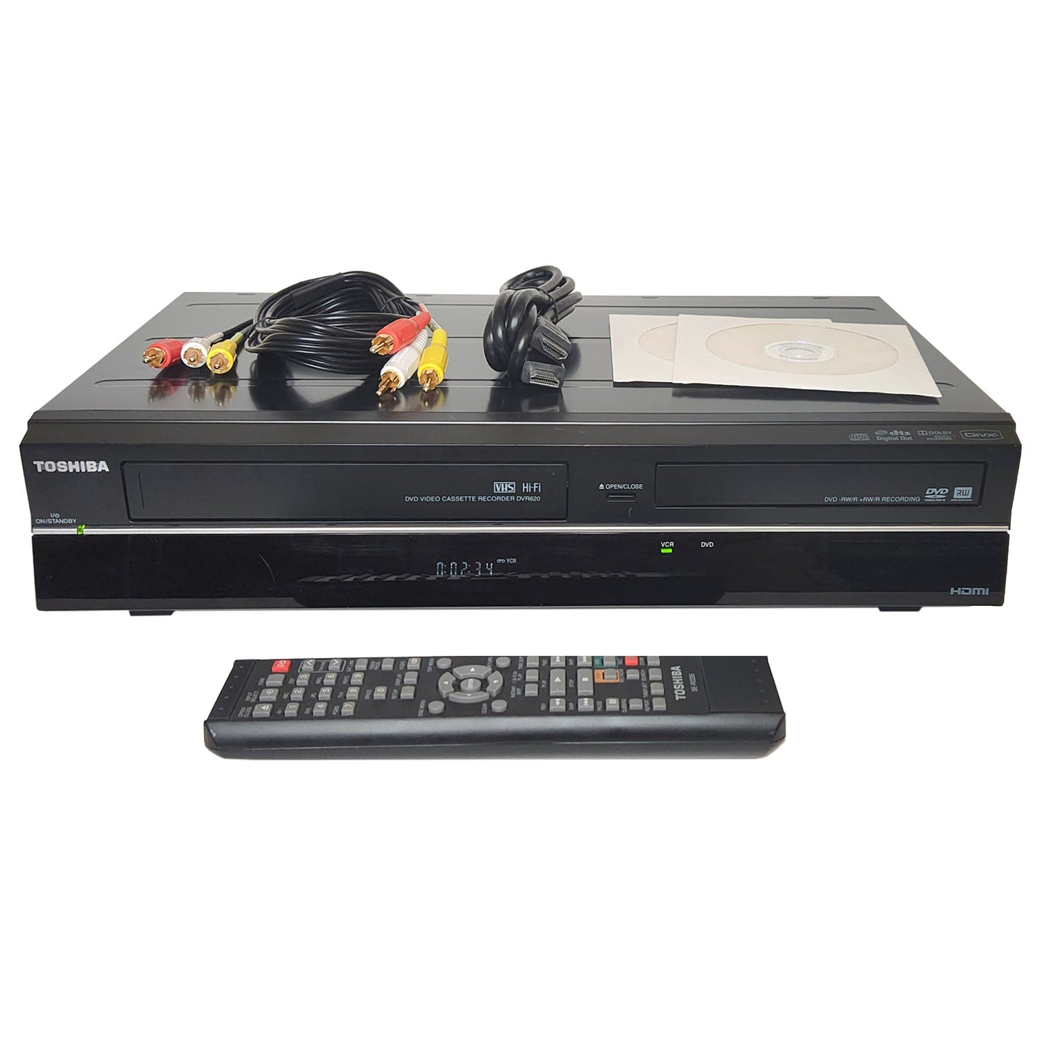Toshiba DVR620KU VCR/DVD Recorder Combo with HDMI - VHS Tape Teansfer