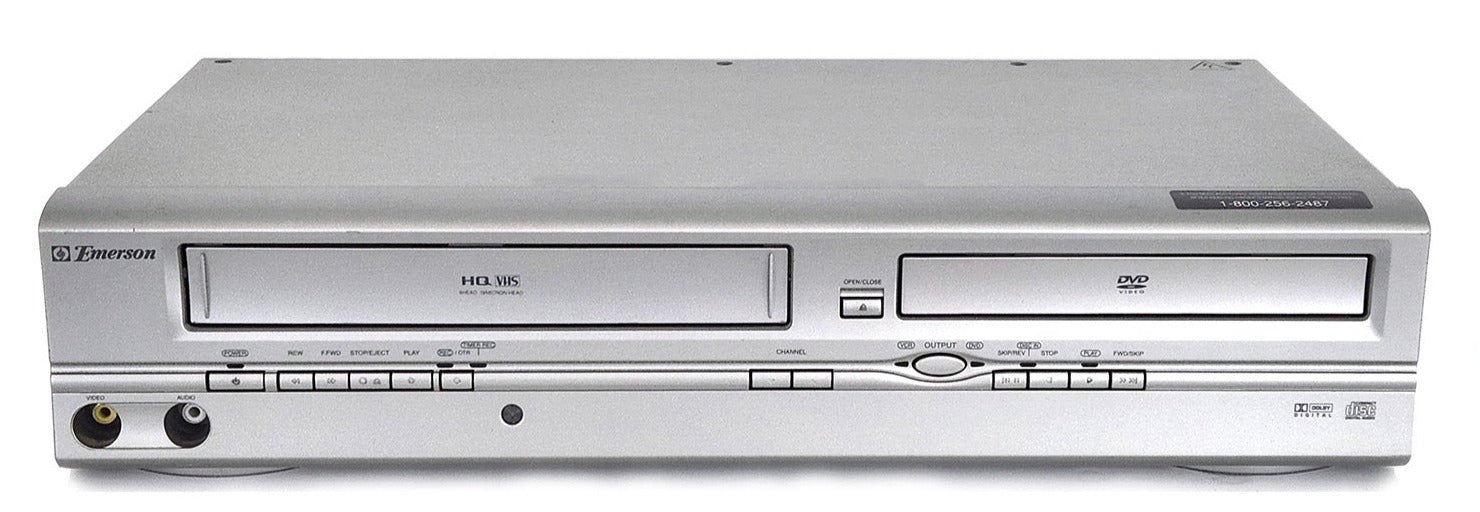 Emerson EWD2004 VCR/DVD Player Combo - Front