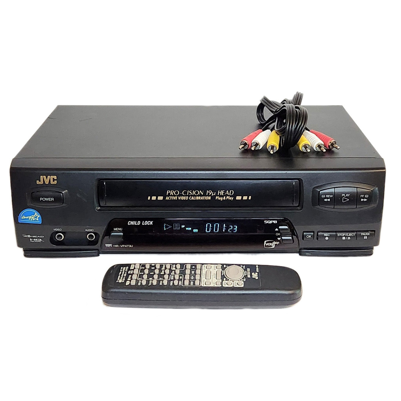 JVC HR-VP473U VCR, 4-Head, Mono