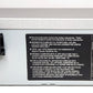 JVC HR-XVC19SU VCR/DVD Player Combo - Label
