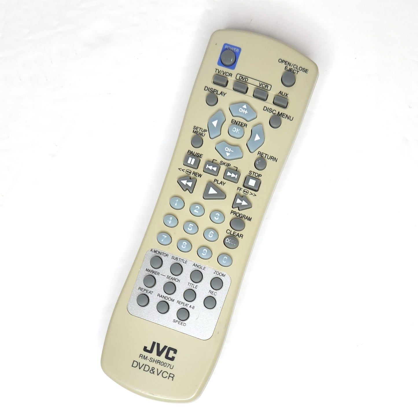 JVC HR-XVC19SU VCR/DVD Player Combo - Remote Control