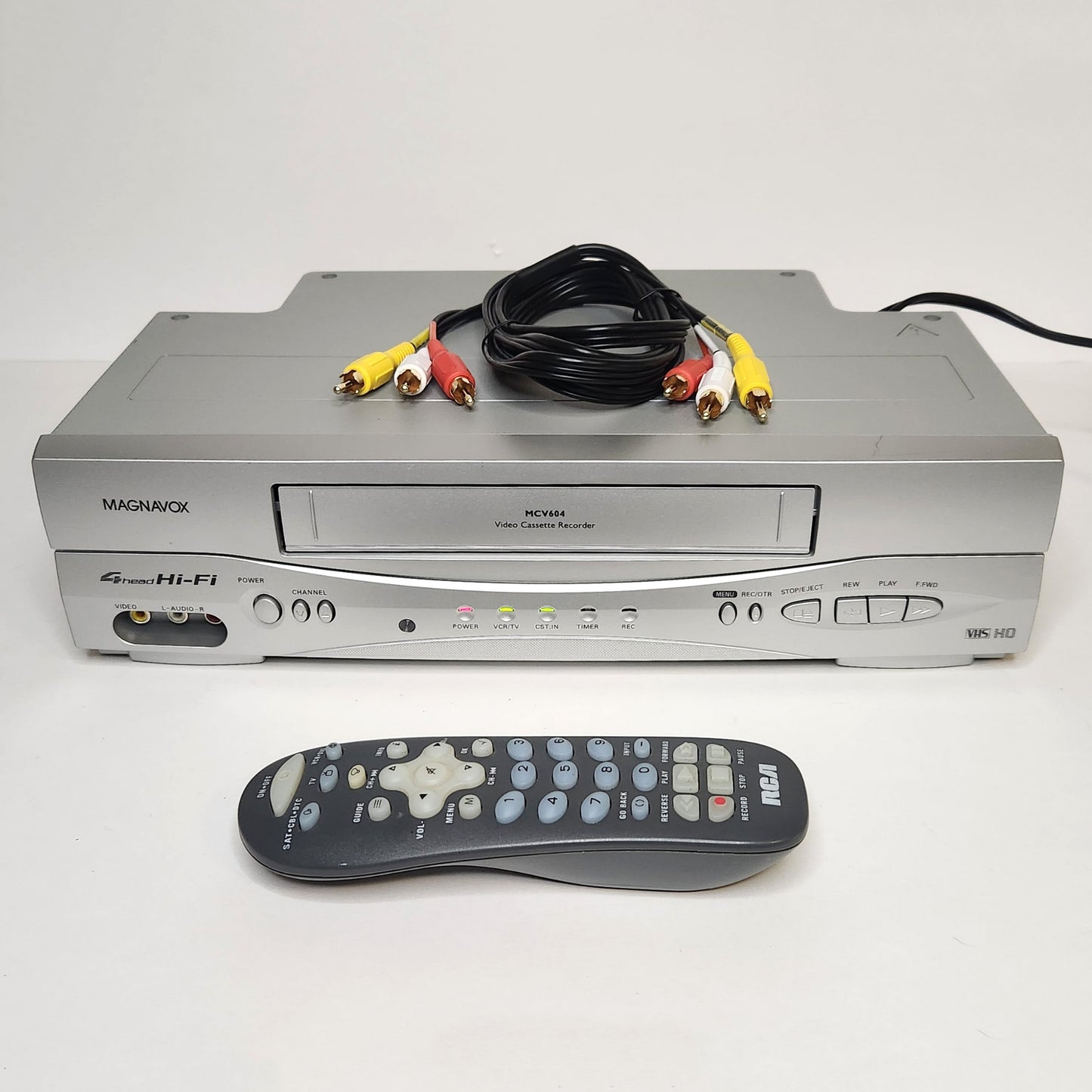 Magnavox MCV604 VCR, 4-Head Hi-Fi Stereo