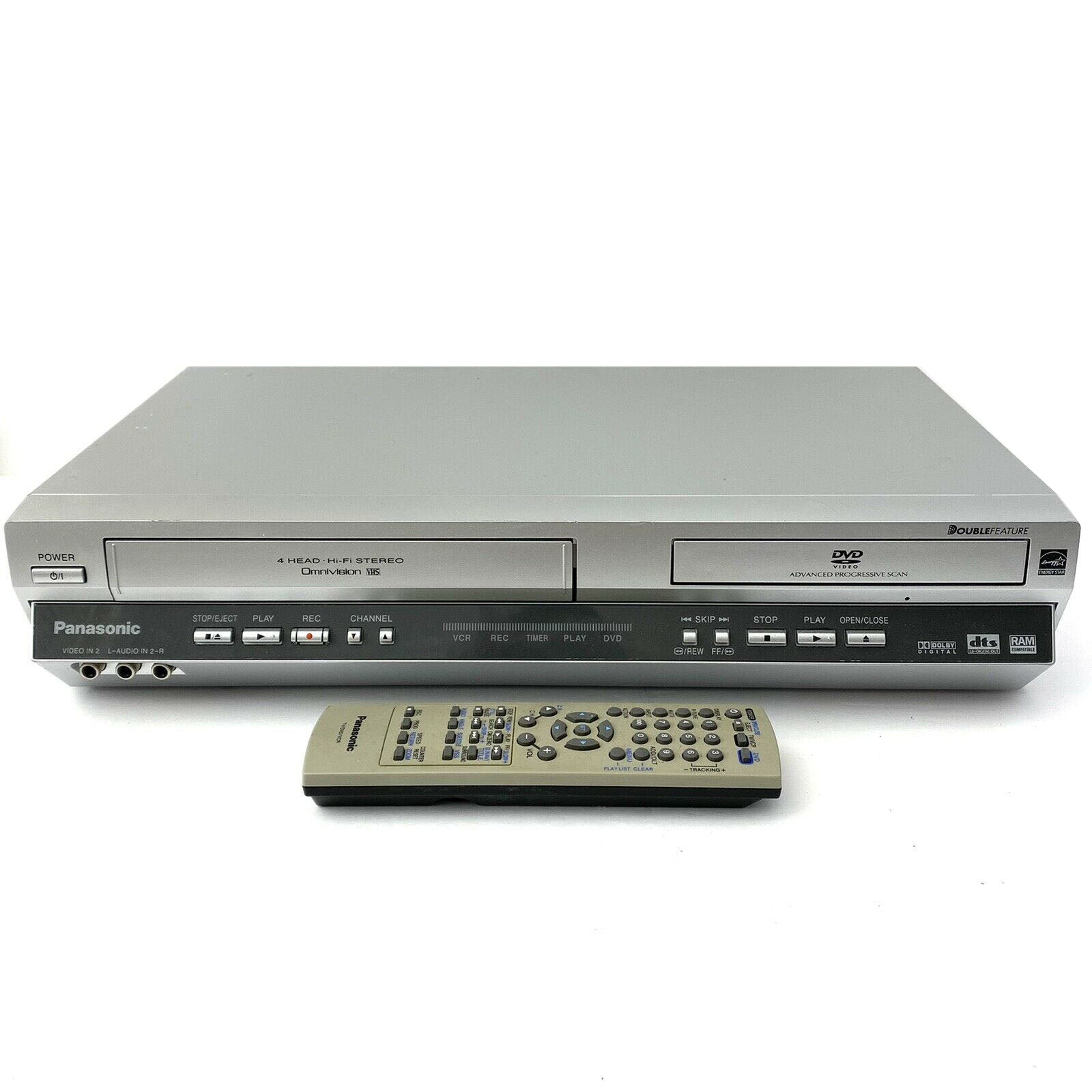 Panasonic PV-D4745S Omnivision VCR/DVD Player Combo