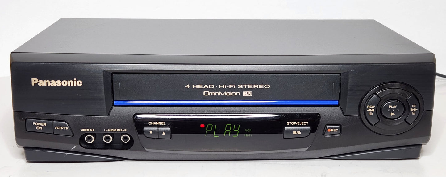 Panasonic PV-V4521 Omnivision VCR, 4-Head Hi-Fi Stereo - Front