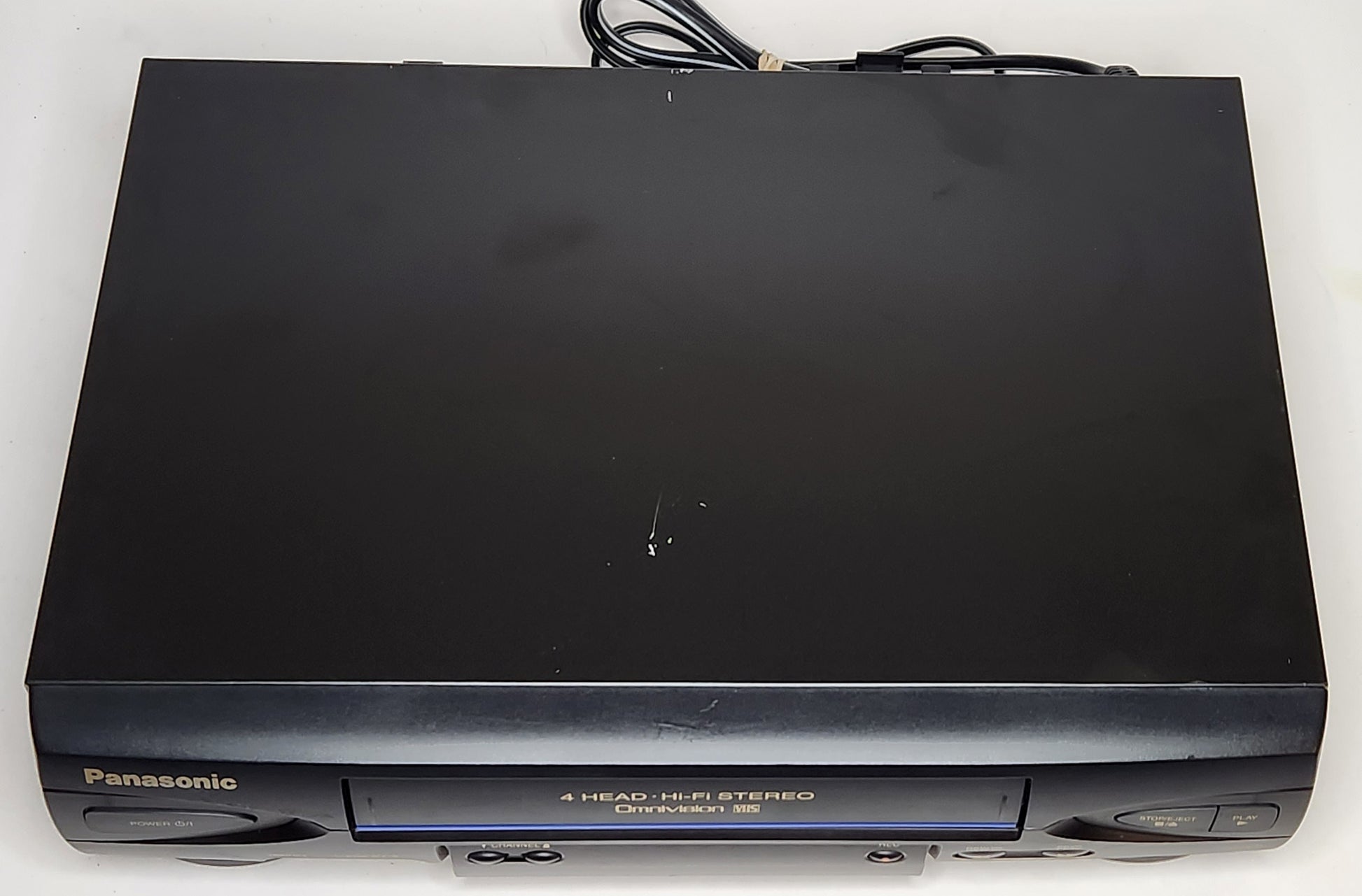 Panasonic PV-V4522 Omnivision VCR, 4-Head Hi-Fi Stereo - Top