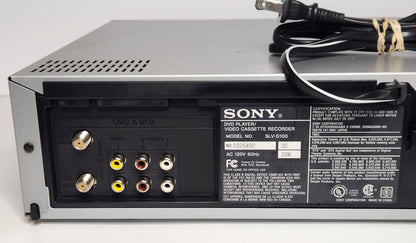 Sony SLV-D100 VCR/DVD Player Combo - Back Left