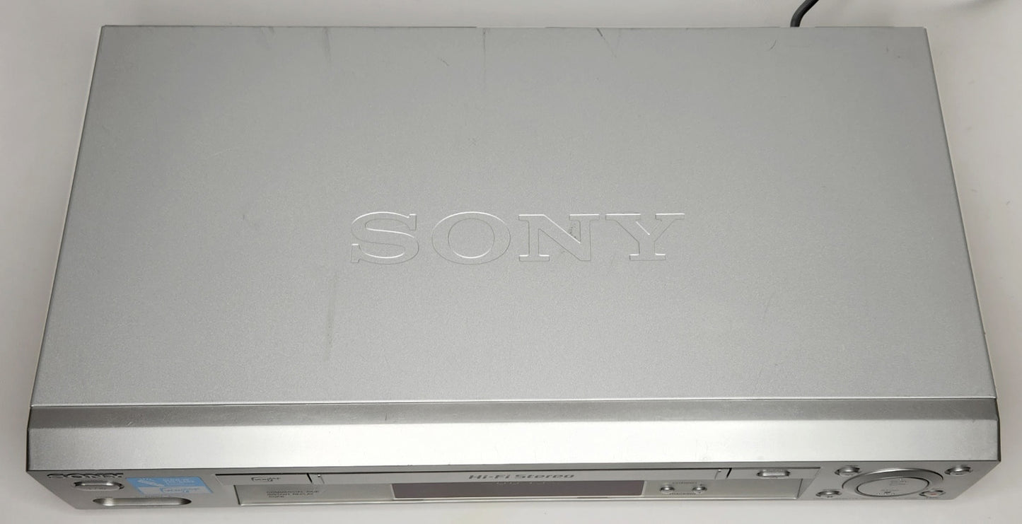 Sony SLV-N700 VCR, 4-Head Hi-Fi Stereo - Top