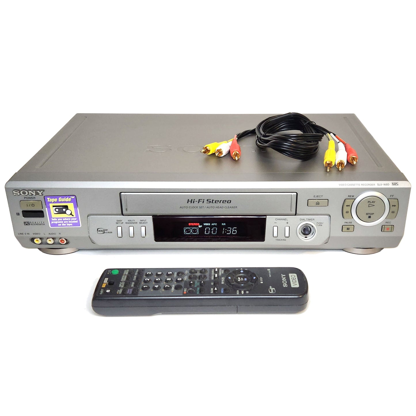 Sony SLV-N80 VCR, 4-Head Hi-Fi Stereo