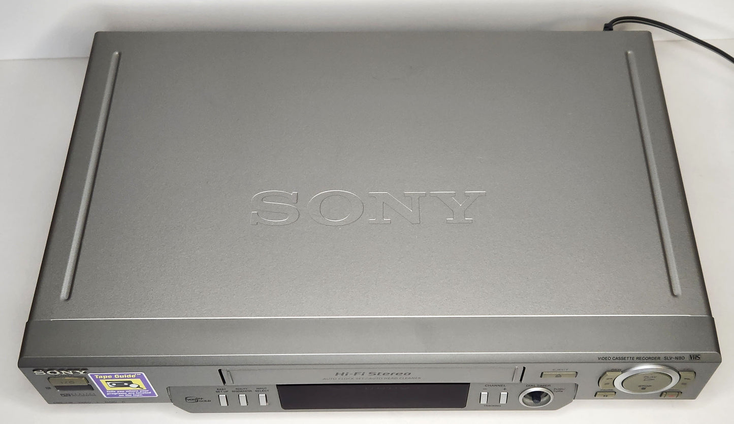 Sony SLV-N80 VCR, 4-Head Hi-Fi Stereo