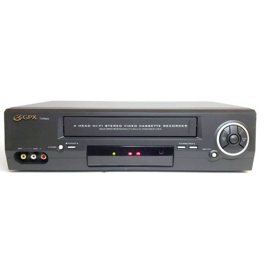 GPX TVR950 VCR, 4-Head Hi-Fi Stereo