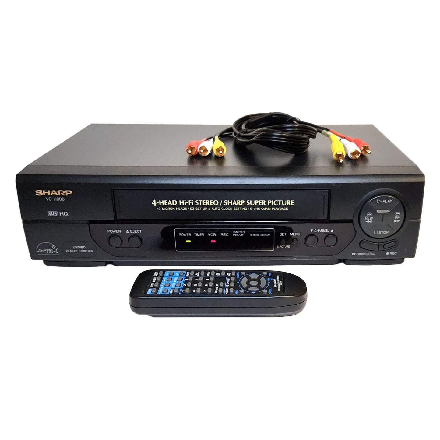 Sharp VC-H800U VCR, 4-Head Hi-Fi Stereo