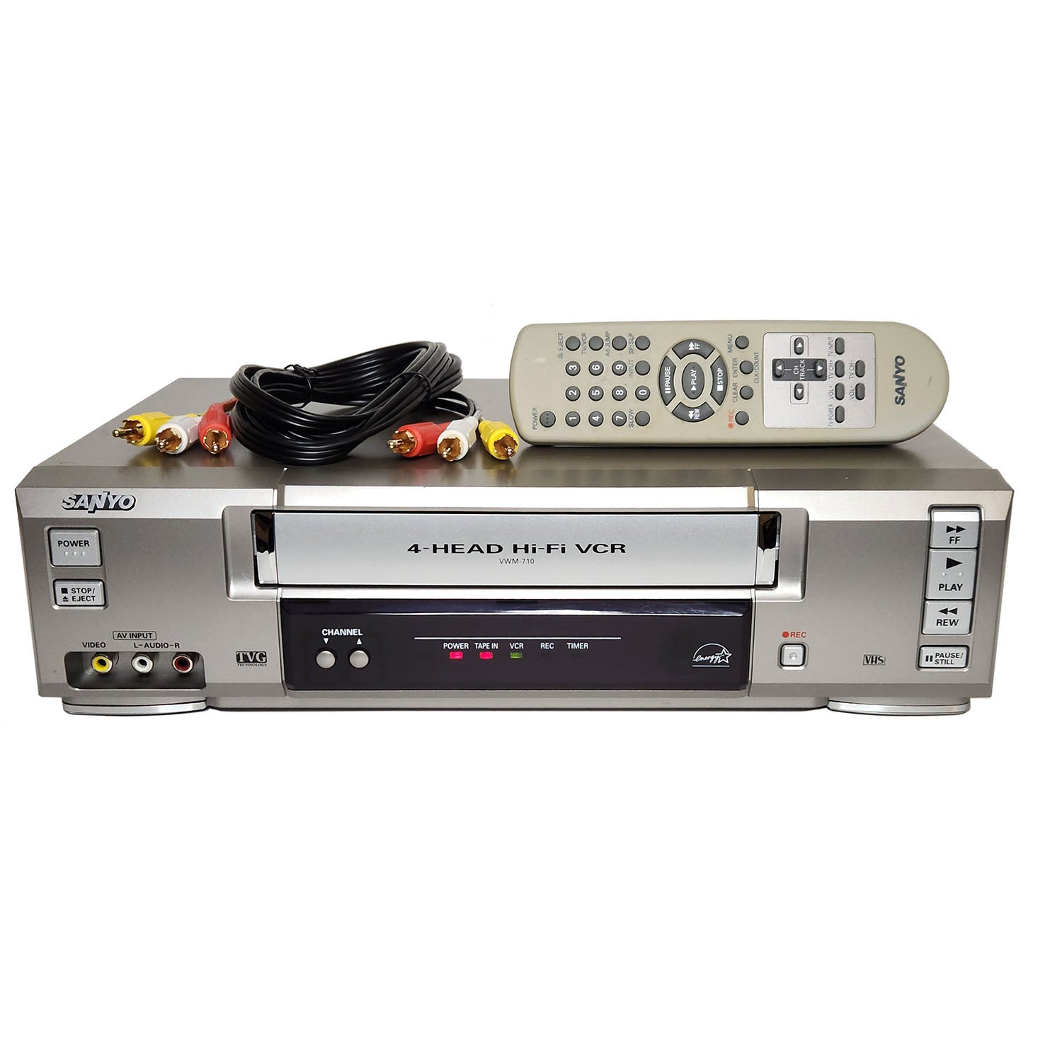 Sanyo VWM-710 VCR, 4-Head Hi-Fi Stereo