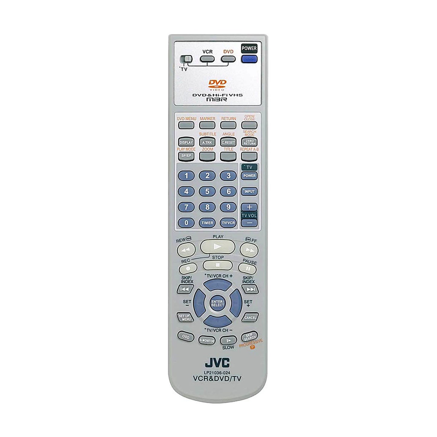 JVC HR-XVC25U VCR/DVD Player Combo - Remote Control